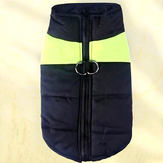 Neon Yellow Puffer Jacket