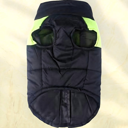 Neon Yellow Puffer Jacket